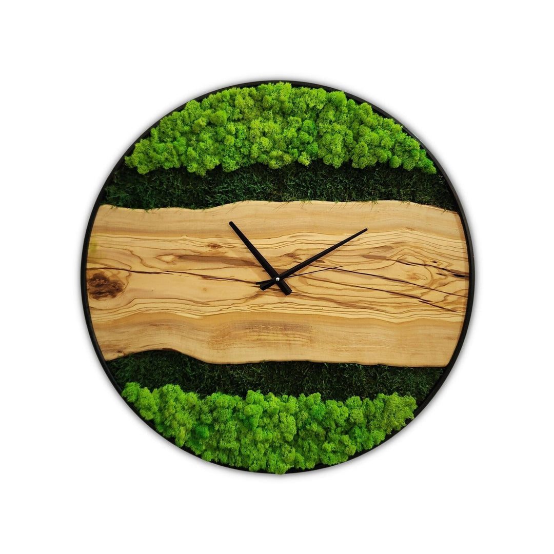 Organic Oasis | Premium Handmade Wall Clocks - ArtDesigna Glass Printing Wall Art