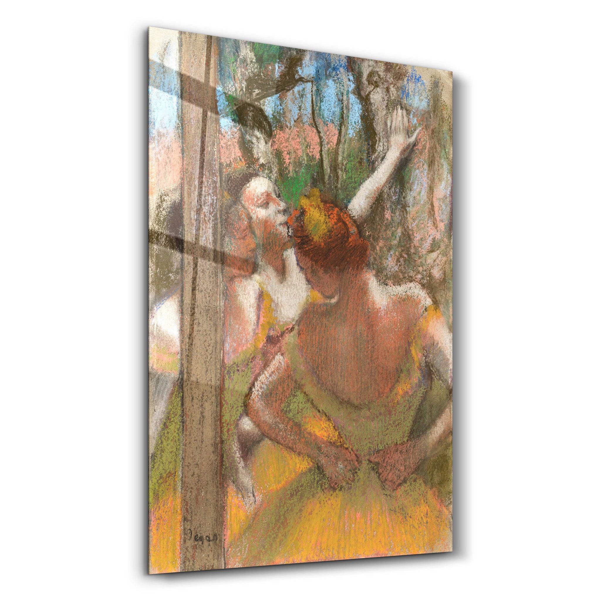 Dancers (1896) Edgar Degas. Glass Wall Art | ArtDesigna – Artdesigna
