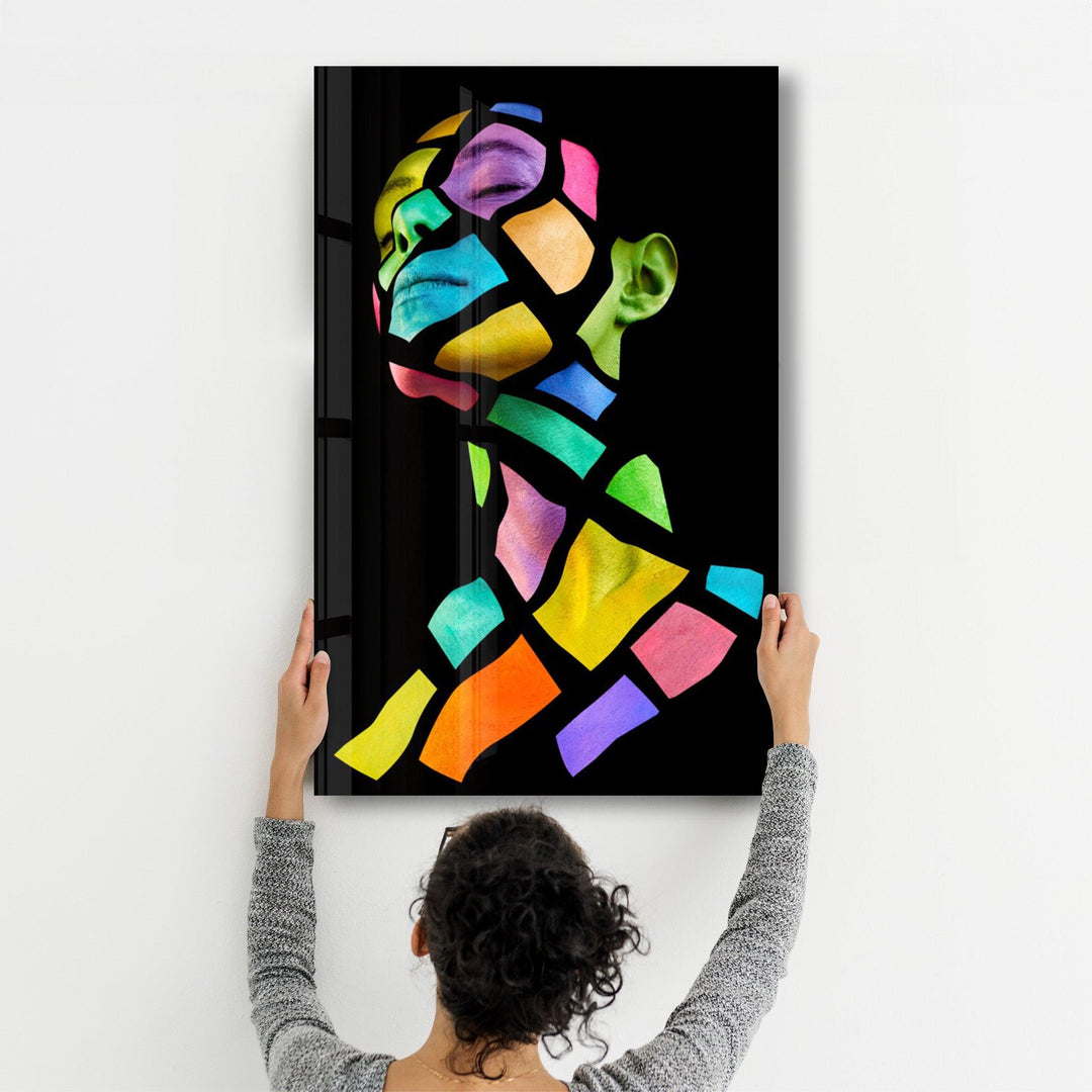 ・"ColourFace"・Glass Wall Art - ArtDesigna Glass Printing Wall Art