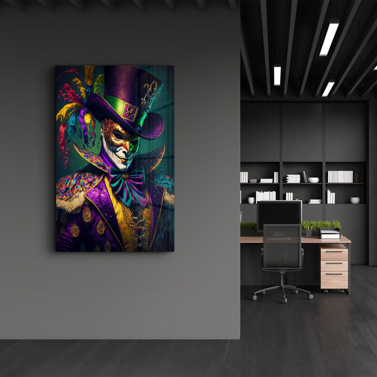 ・"Joker"・Secret World Collection Glass Wall Art - ArtDesigna Glass Printing Wall Art