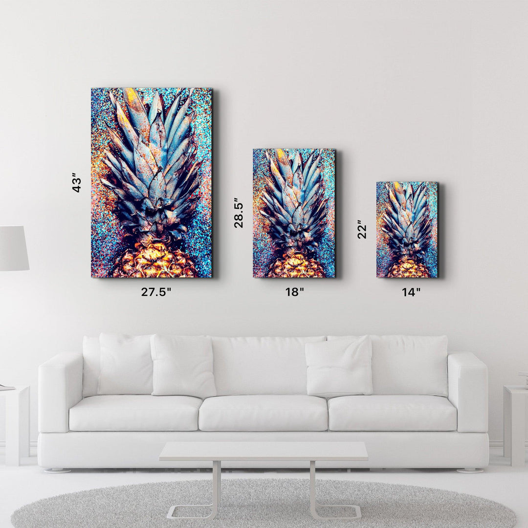 ・"Pineapple V2"・Glass Wall Art - ArtDesigna Glass Printing Wall Art