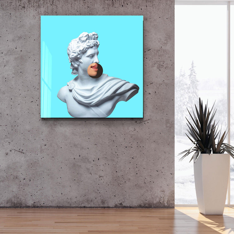 ."Sticking Out - Sculpture". Contemporary Collection Glass Wall Art - ArtDesigna Glass Printing Wall Art