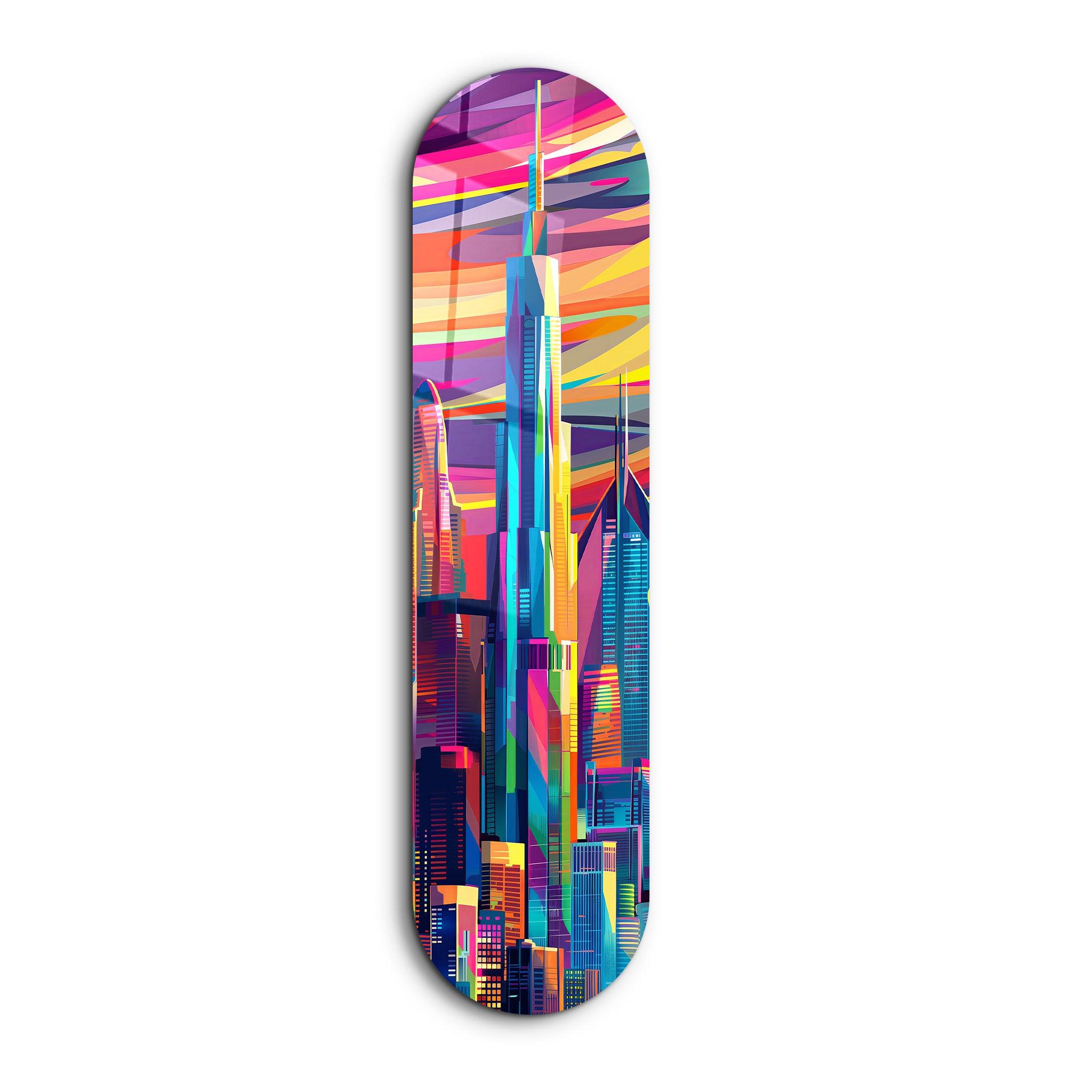 The art lab Acrylic Glass hot Skateboard.