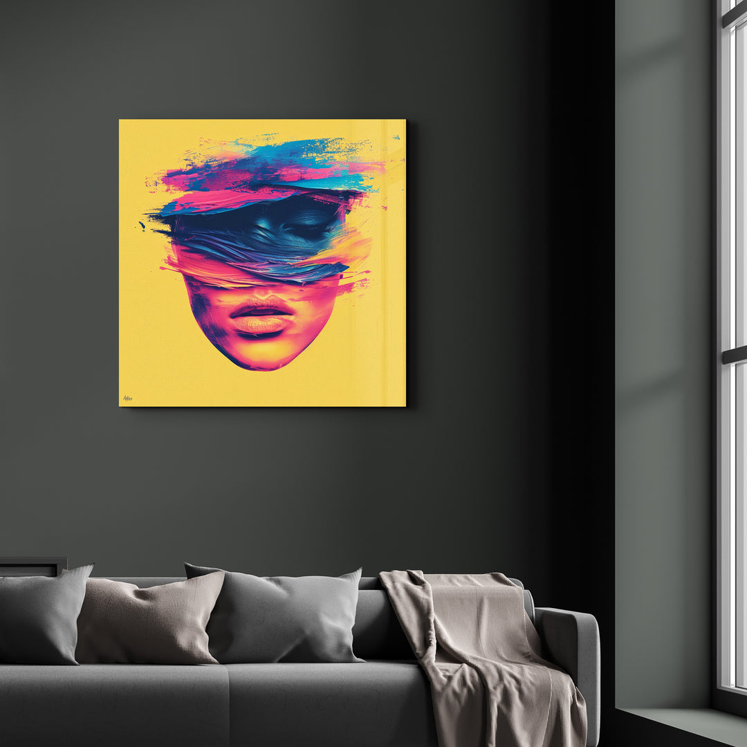 Confused - Contemporary Collection Glass Wall Art