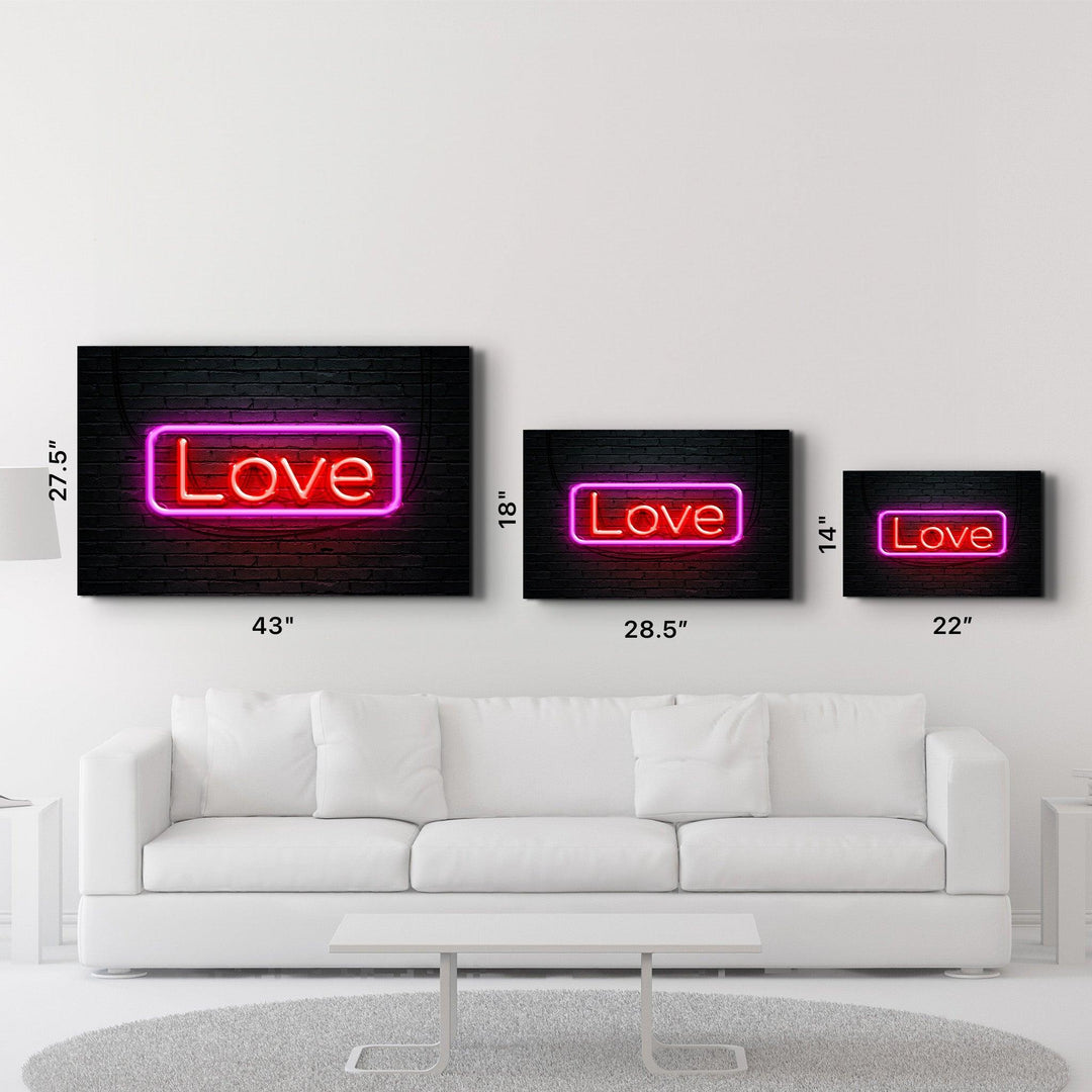 Love Glass Wall Art - ArtDesigna Glass Printing Wall Art