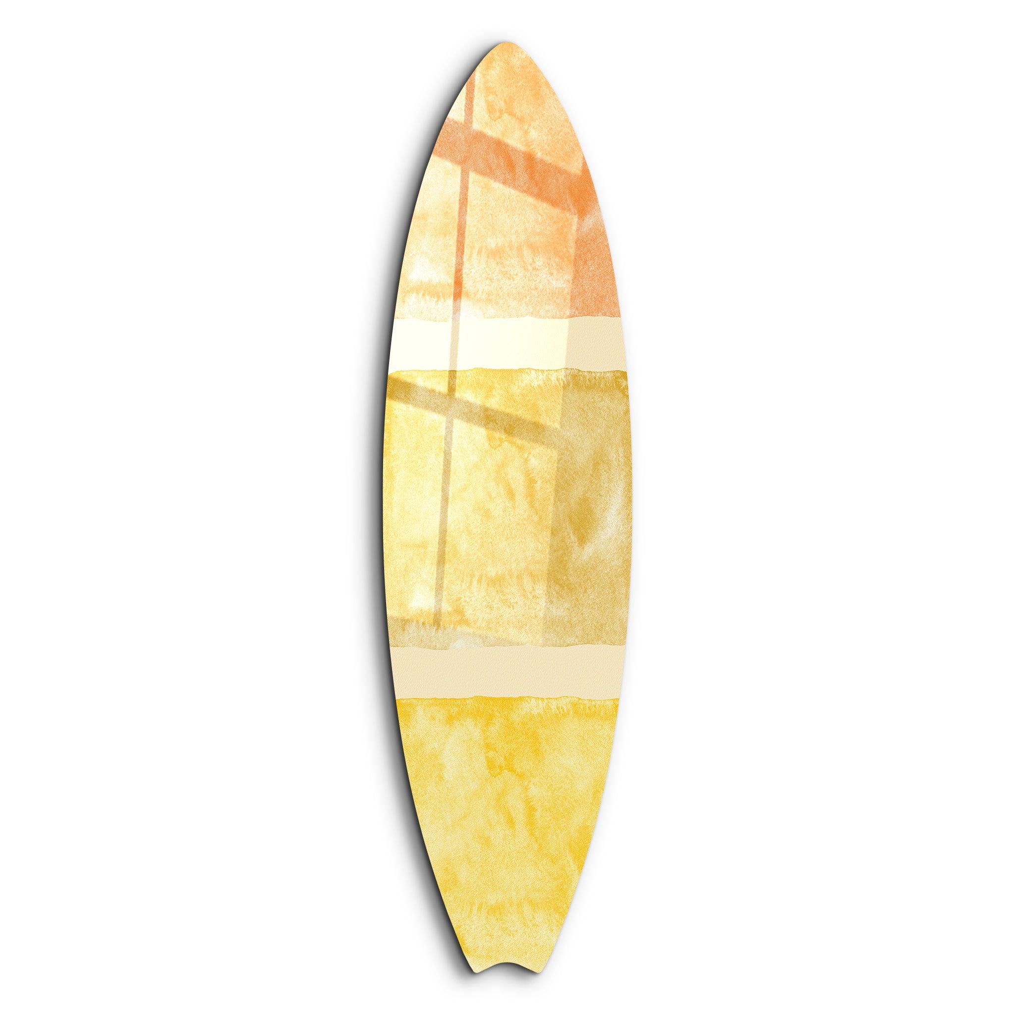 Golden Horizon Abstract Glass Wall Art | ArtDesigna – Artdesigna