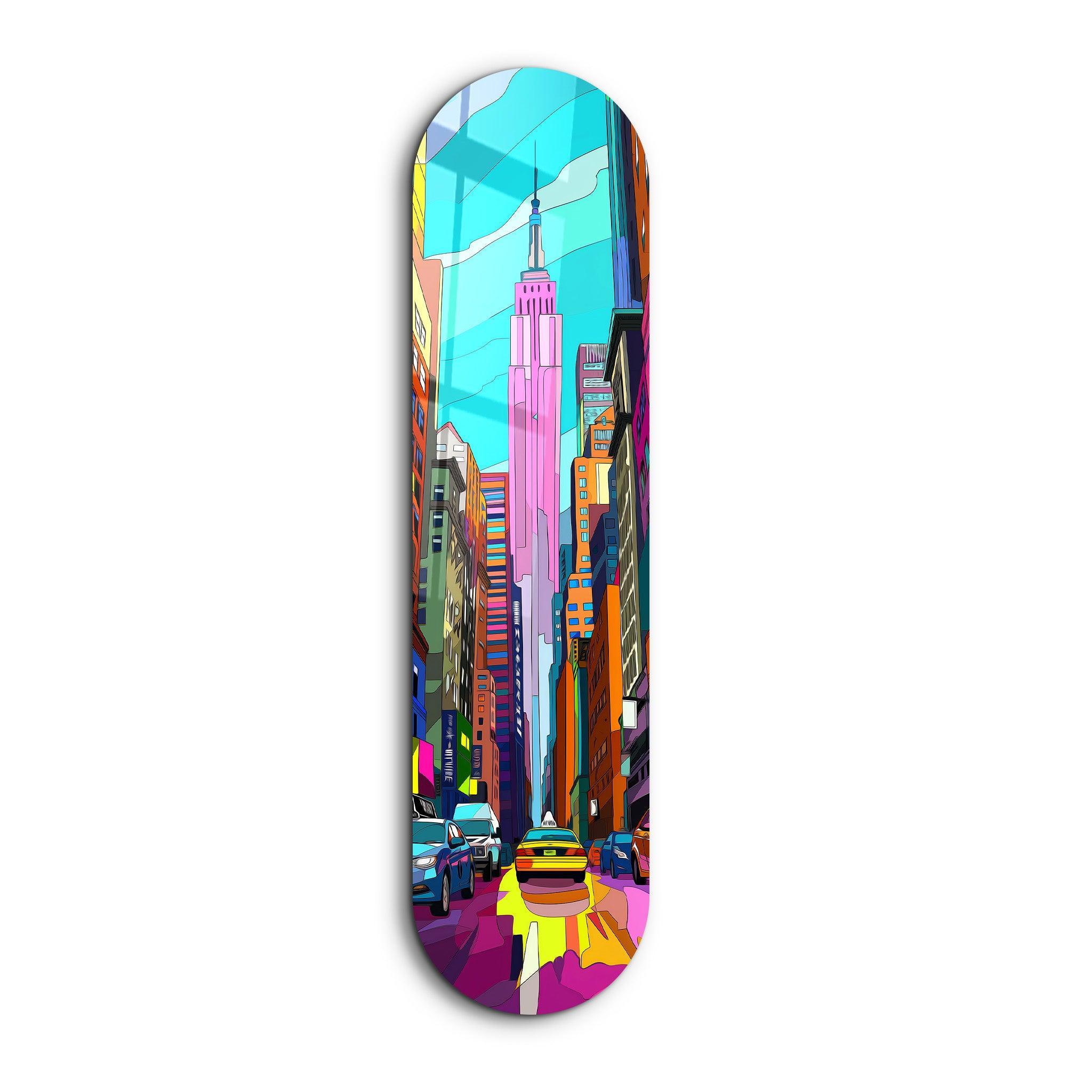 New York | Glass Wall Art – Artdesigna