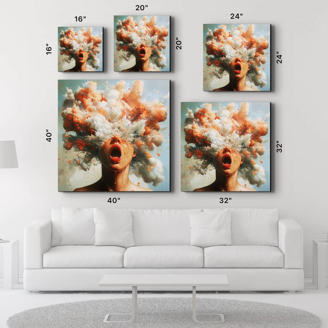 Pleasure - Contemporary Collection Glass Wall Art