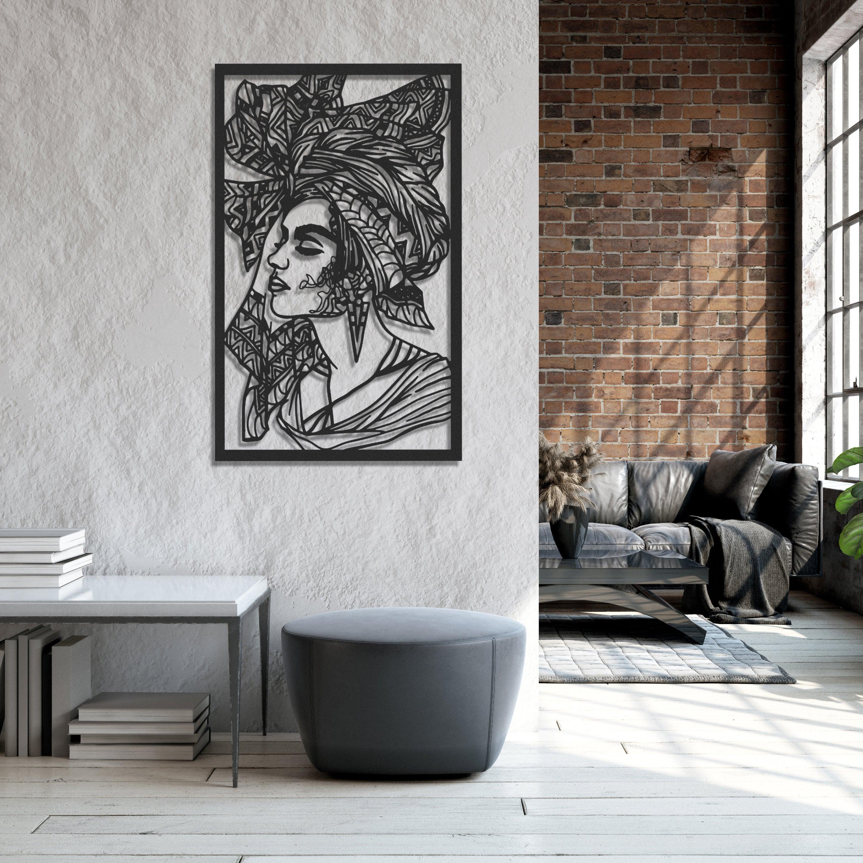 ・"Cuban Woman"・Premium Metal Wall Art - Limited Edition - ArtDesigna Glass Printing Wall Art