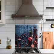 Pomegranates | Glass Printed Backsplash for your Kitchen - ArtDesigna Glass Printing Wall Art