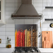 Fresh Spices V2 | Glass Printed Backsplash for your Kitchen - ArtDesigna Glass Printing Wall Art