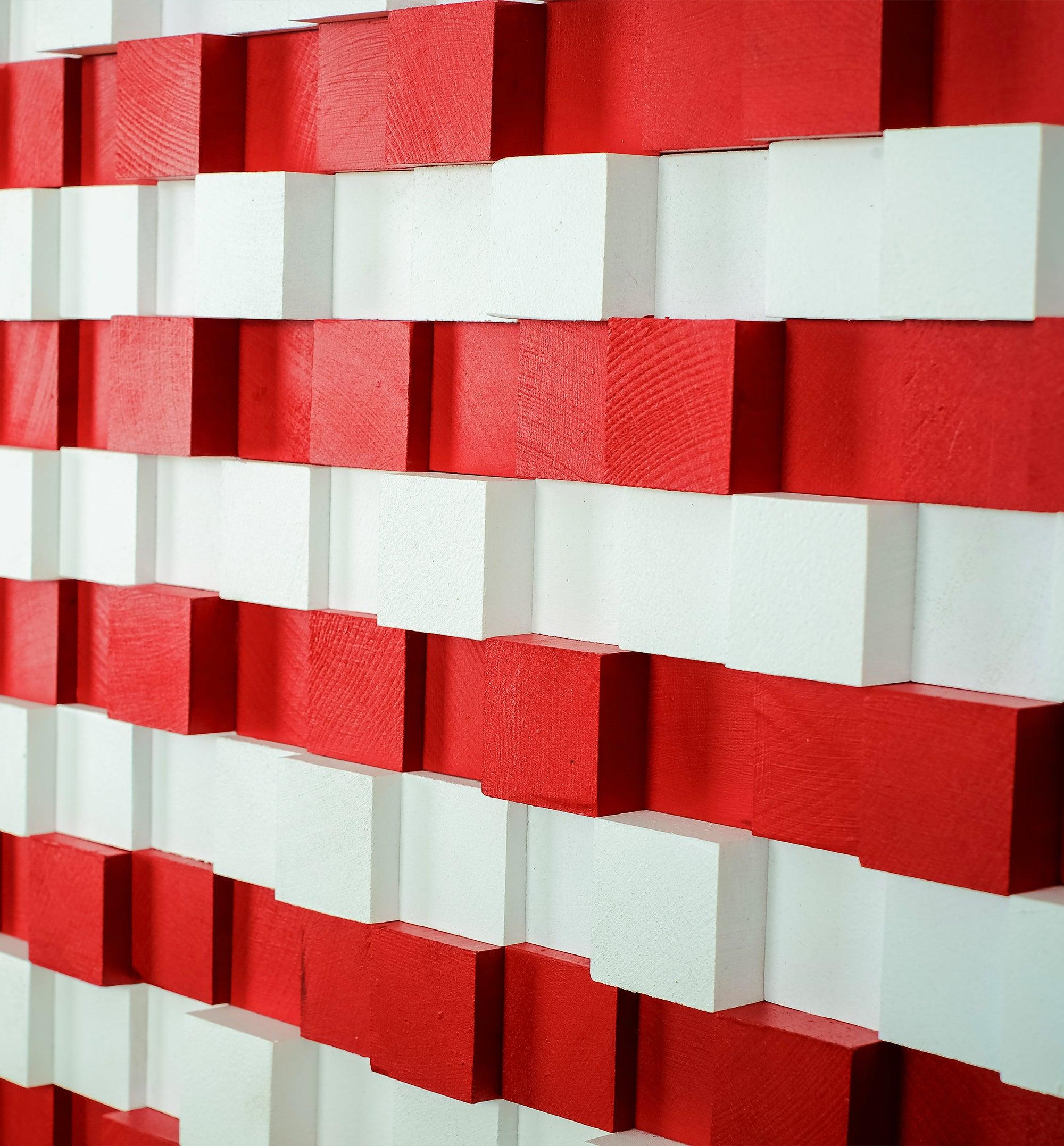 US Flag | Premium Wood Handmade Wall Sculpture - Limited Edition - ArtDesigna Glass Printing Wall Art