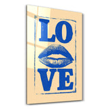 Love Kiss | Glass Wall Art