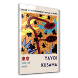 Yayoi Kusama Floral Butterflies Japanese Pop Art | Glass Wall Art