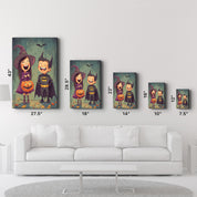 Trick-or-Treat Joy | Halloween Glass Wall Art