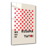 Yayoi Kusama Red Dots Tokyo 1998 Japanese Pop Art | Glass Wall Art