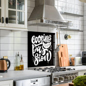 Cooking is My Passion | Glass Printed Backsplash for your Kitchen - ArtDesigna Glass Printing Wall Art