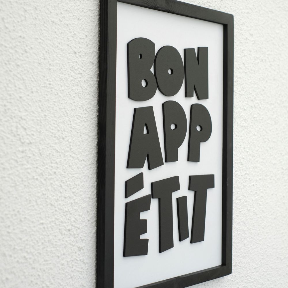 BON APPÉTIT – Wooden Letter Wall Art