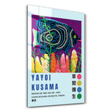 Yayoi Kusama Depth of the Sea Japanese Pop Art | Glass Wall Art