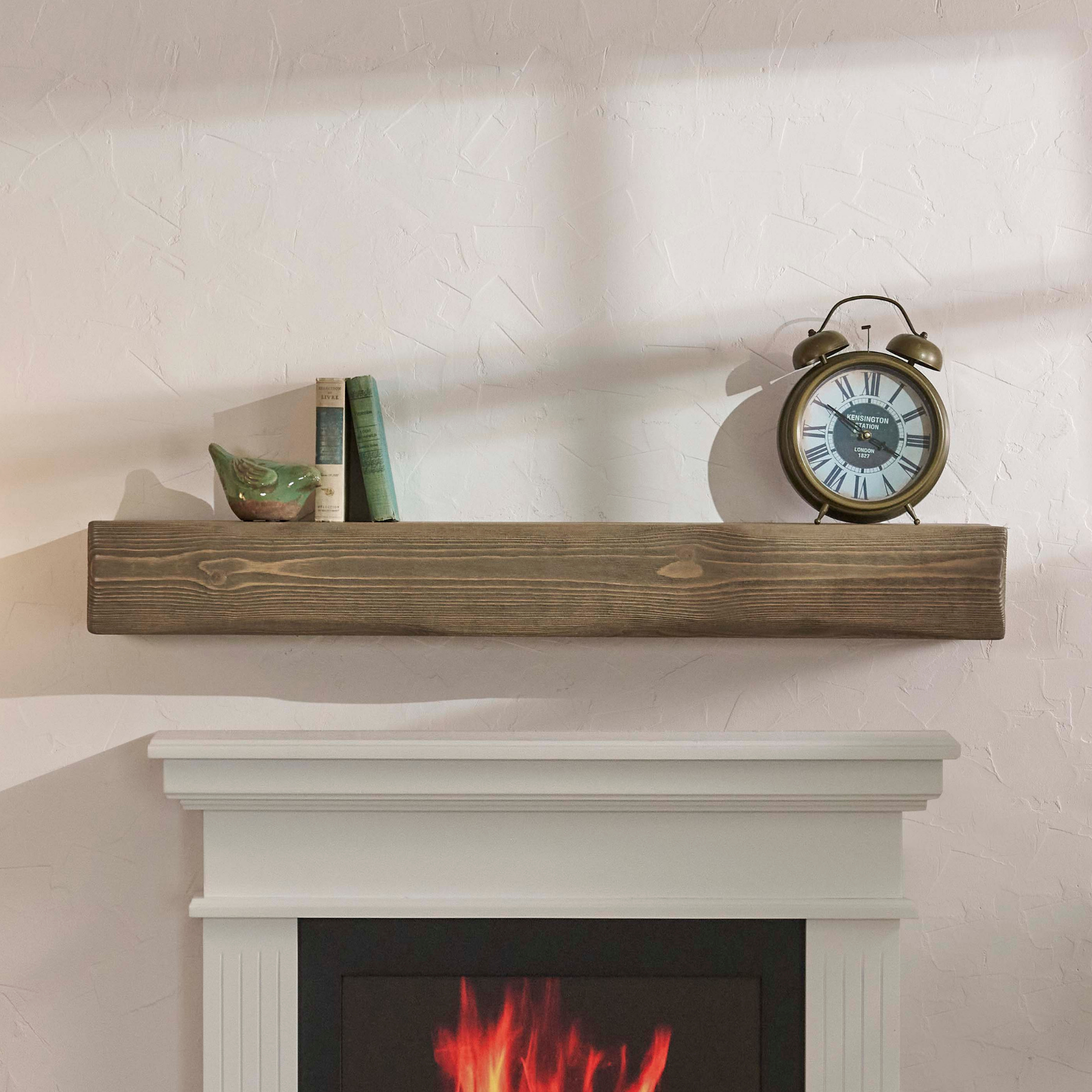 Handcrafted Rustic Fireplace Mantel