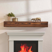 Handcrafted Rustic Fireplace Mantel