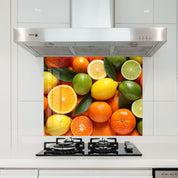 Citrus | Glass Printed Backsplash for your Kitchen - ArtDesigna Glass Printing Wall Art