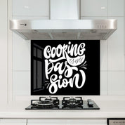 Cooking is My Passion | Glass Printed Backsplash for your Kitchen - ArtDesigna Glass Printing Wall Art