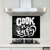 Cook It Easy | Glass Printed Backsplash for your Kitchen - ArtDesigna Glass Printing Wall Art