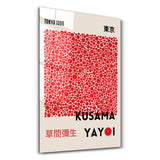Yayoi Kusama Tokyo 1998 Red Dots Japanese Pop Art – Glasbild