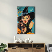 Retro Halloween | Glass Wall Art