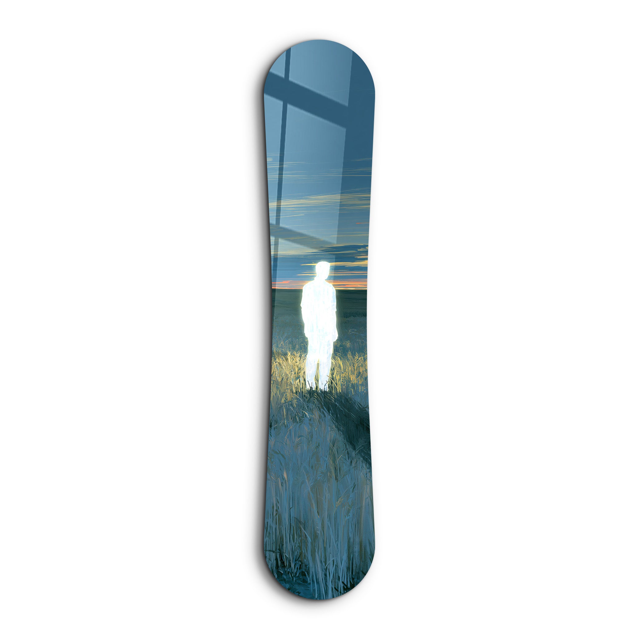 Lost Signal | Snowboard Glass Wall Art