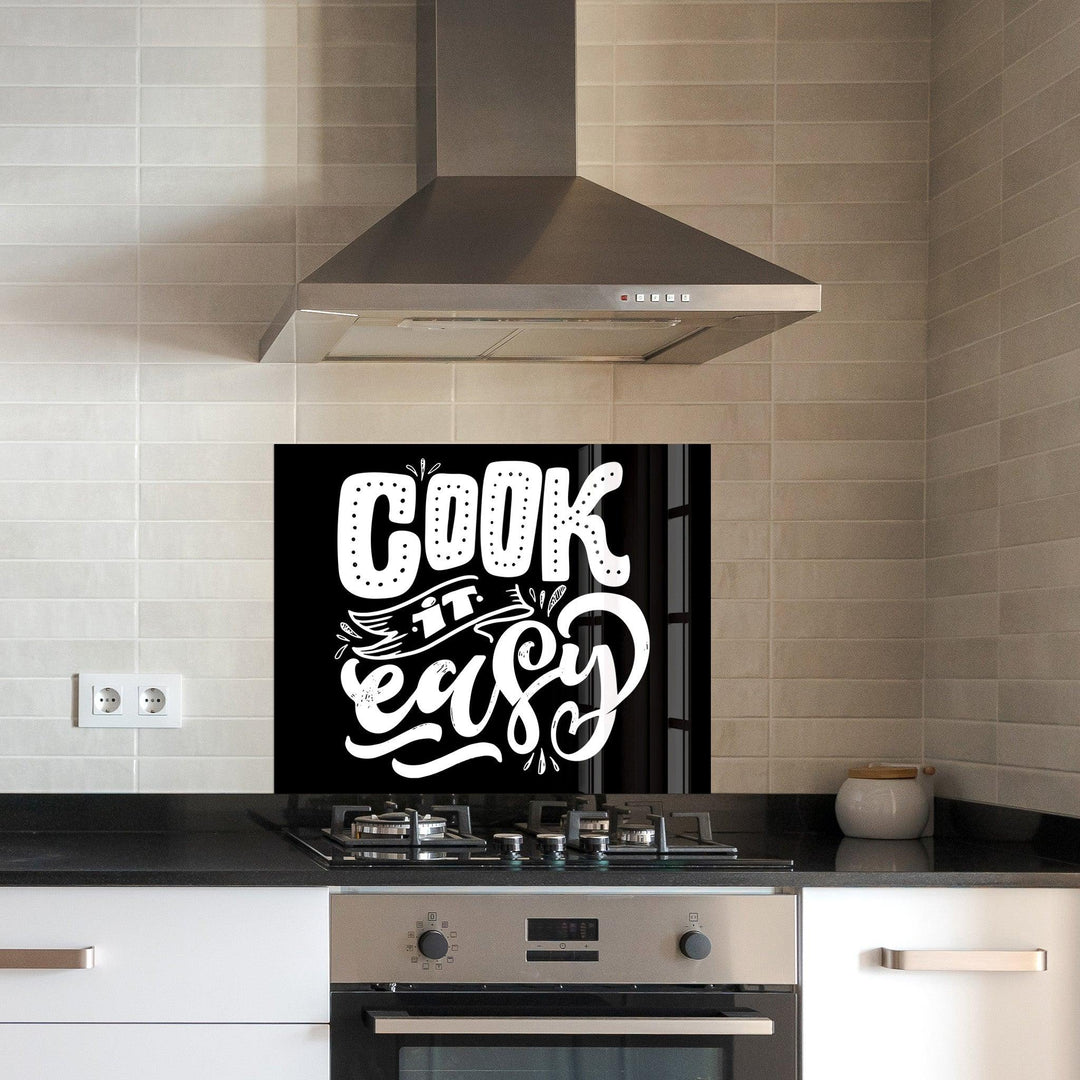 Cook It Easy | Glass Printed Backsplash for your Kitchen