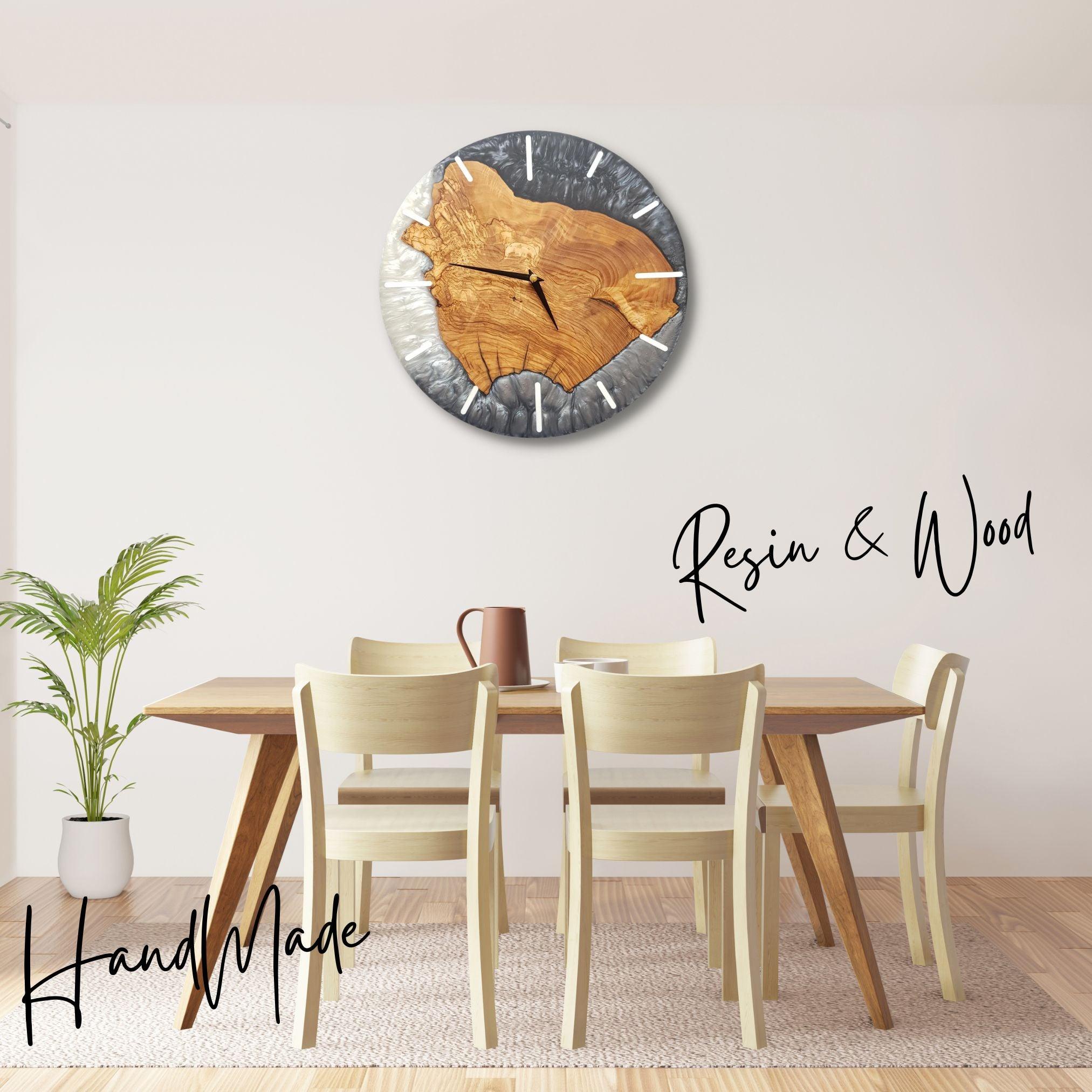 Monochrome Midnight Timepiece | Premium Handmade Wall Clocks - ArtDesigna Glass Printing Wall Art