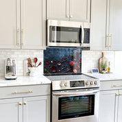 Pomegranates | Glass Printed Backsplash for your Kitchen - ArtDesigna Glass Printing Wall Art