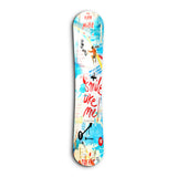 Smile Like Me | Snowboard Glass Wall Art