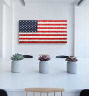 US Flag | Premium Wood Handmade Wall Sculpture - Limited Edition - Artdesigna