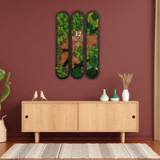 Moss Trio Clock | Premium Handmade Wall Sculptures