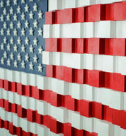 US Flag | Premium Wood Handmade Wall Sculpture - Limited Edition - ArtDesigna Glass Printing Wall Art