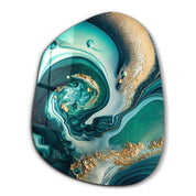 ・"Drops"・Amorphous Collection Glass Wall Art - ArtDesigna Glass Printing Wall Art