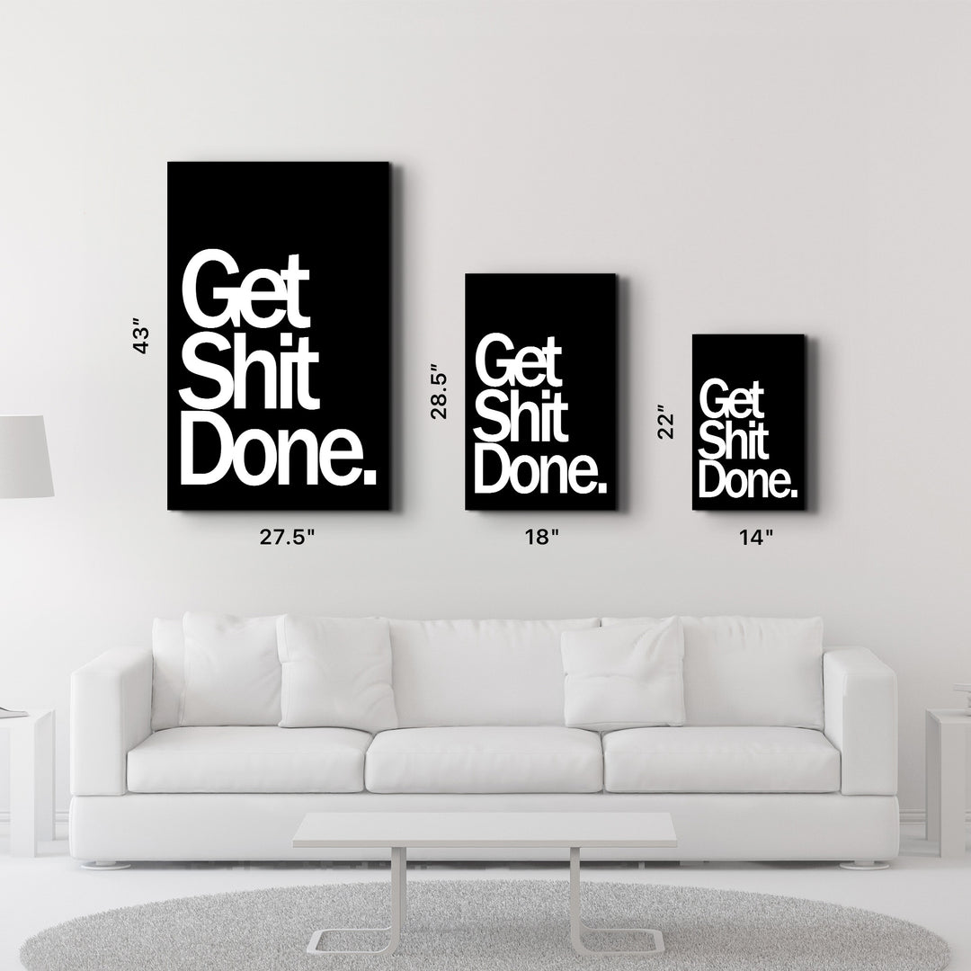 Get It Done | Designers Collection Glass Wall Art