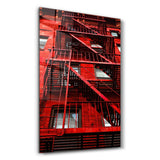 Colorful Apartments | Glass Wall Art