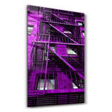 Colorful Apartments | Glass Wall Art