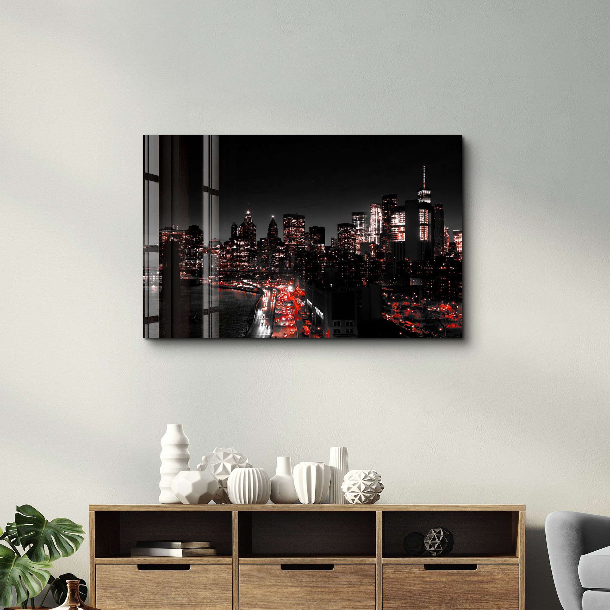 Gotham City | Glass Wall Art