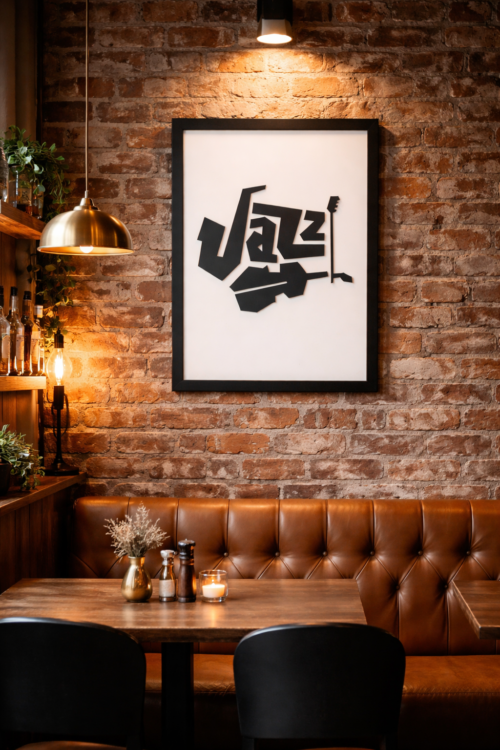 JAZZ – Artistic Wooden Typography Wall Art