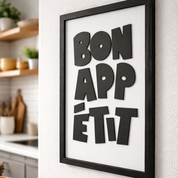 BON APPÉTIT – Wooden Letter Wall Art