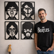 ・"The Beatles"・Premium Metal Wall Art - Limited Edition