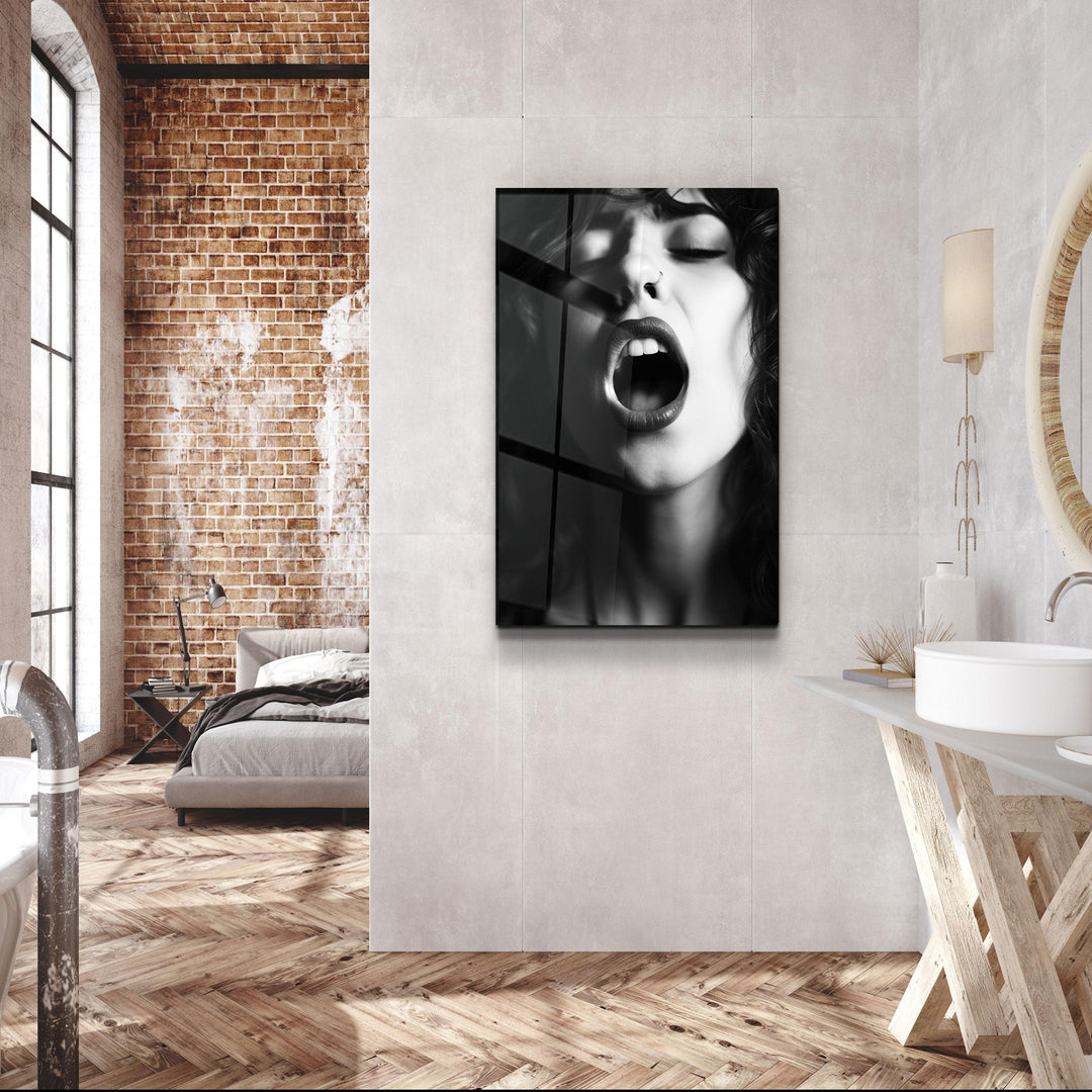 ・"Scream"・Designers Collection Glass Wall Art - ArtDesigna Glass Printing Wall Art