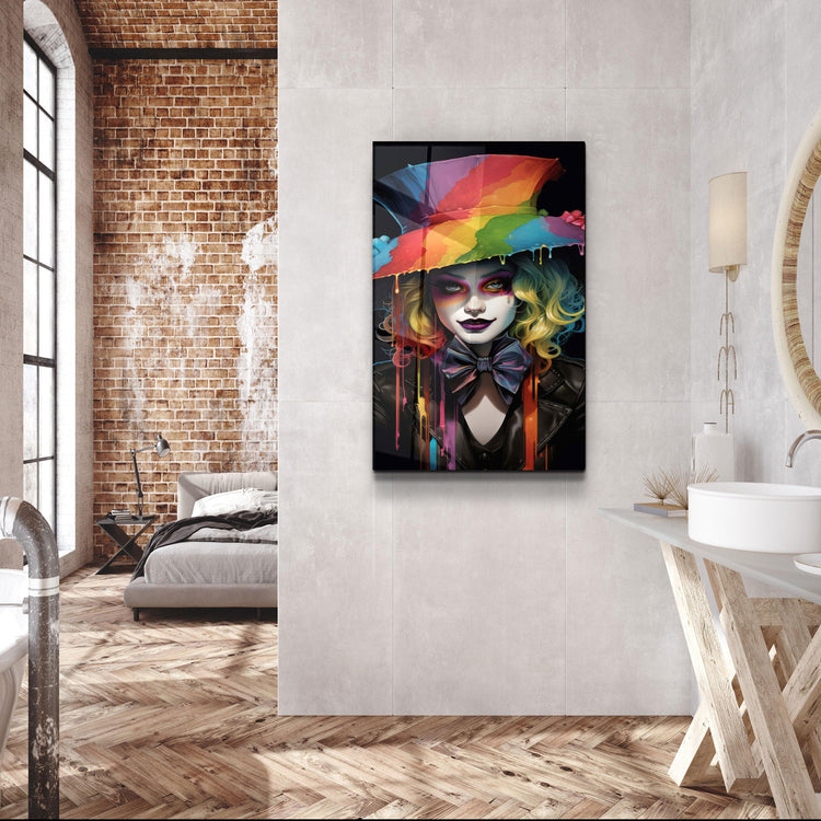 ・"In the Circus"・Designers Collection Glass Wall Art - ArtDesigna Glass Printing Wall Art