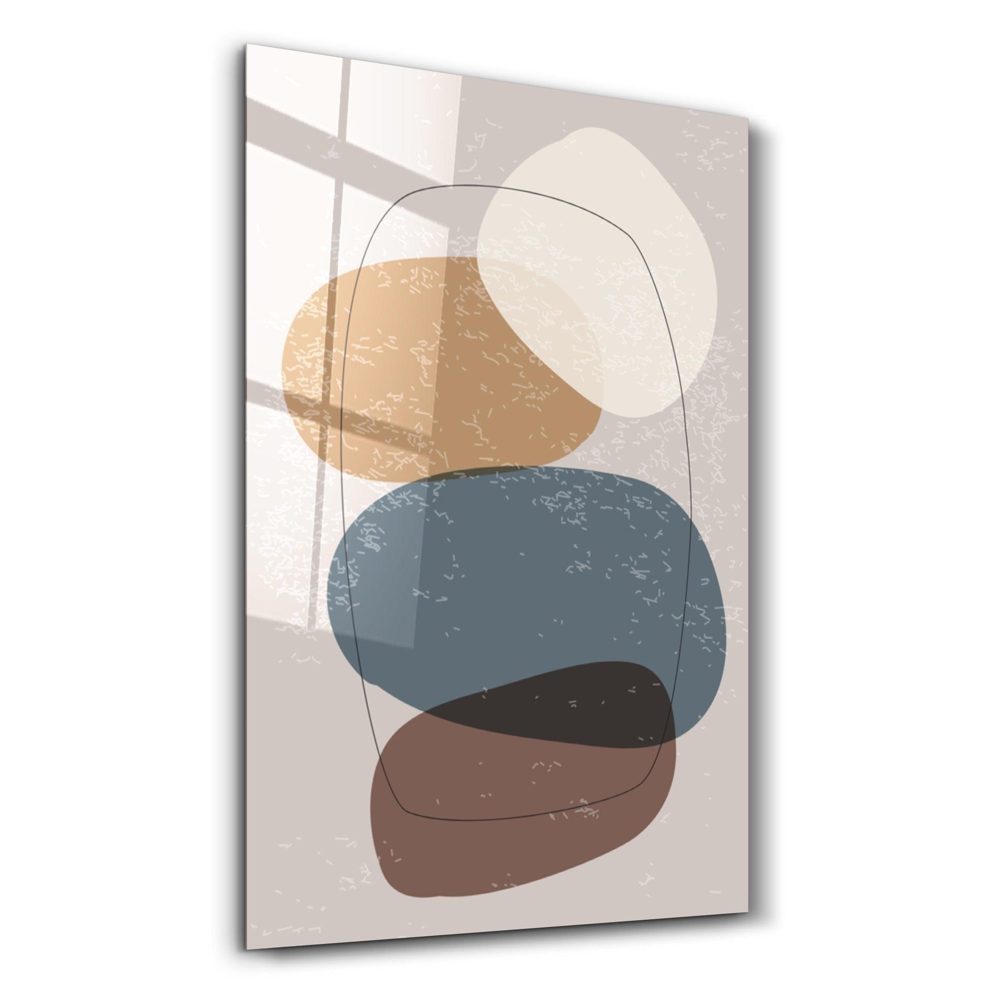 Abstract Shapes V12 | Glass Wall Art - ArtDesigna Glass Printing Wall Art