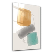 Abstract Shapes V13 | Glass Wall Art - ArtDesigna Glass Printing Wall Art